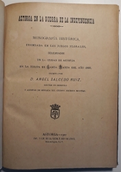 Astorga en la Guerra de la Independencia. Mongrafia Historica.